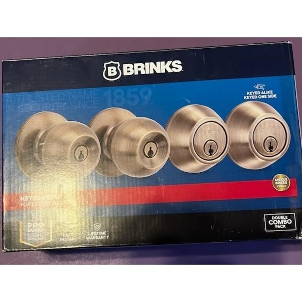 Brinks Keyed Entry And Deadbolt 4 Pack